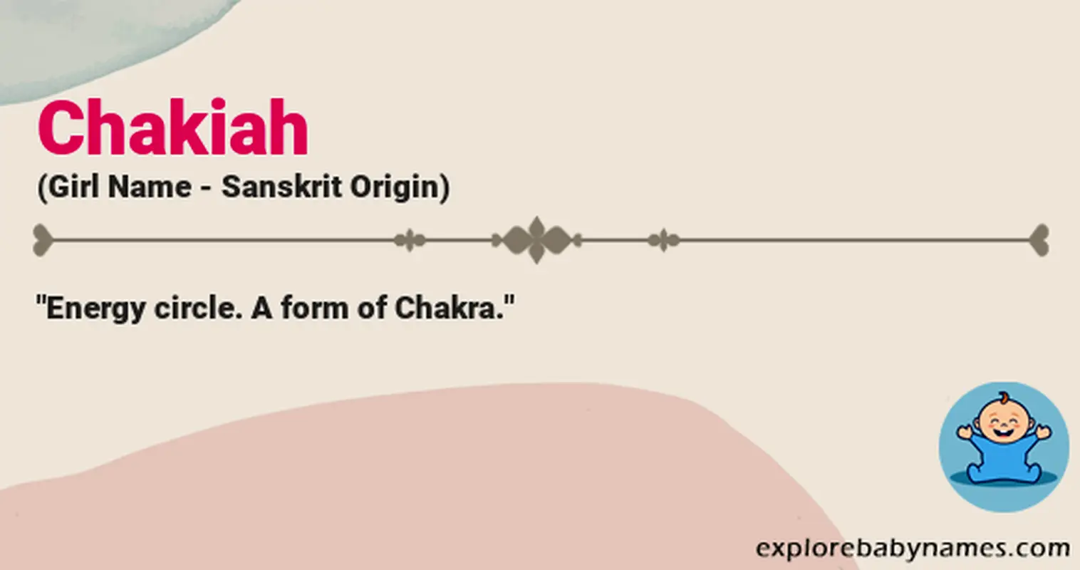 Meaning of Chakiah
