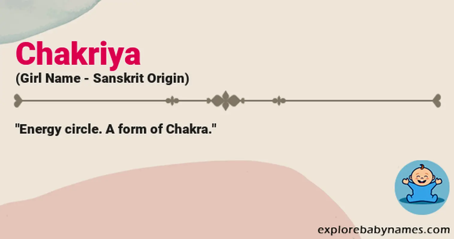 Meaning of Chakriya