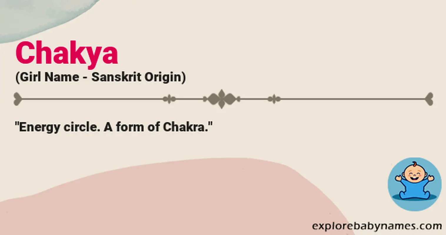 Meaning of Chakya