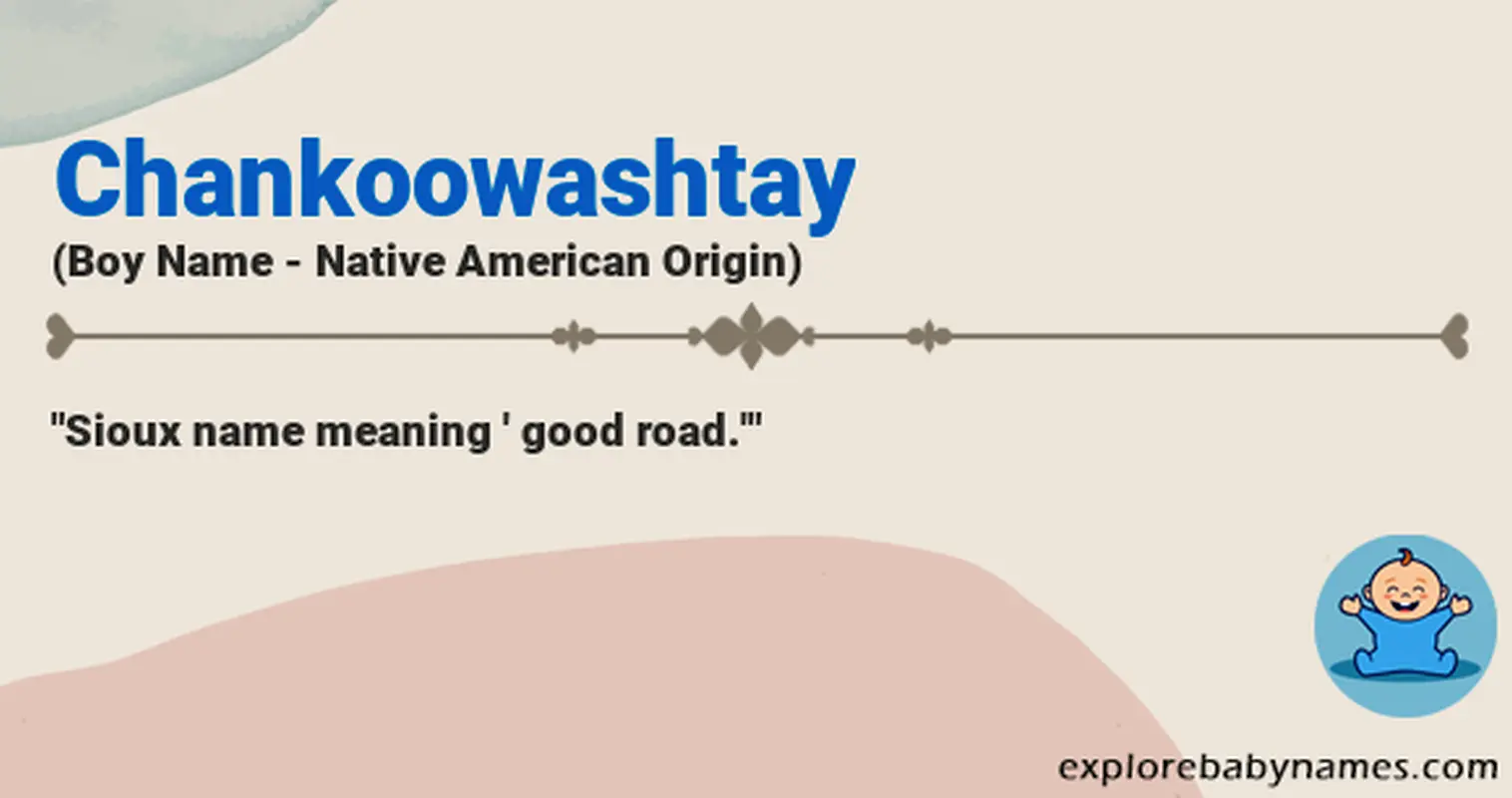 Meaning of Chankoowashtay