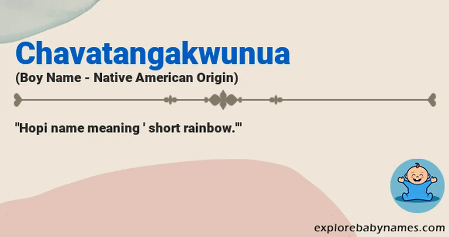 Meaning of Chavatangakwunua