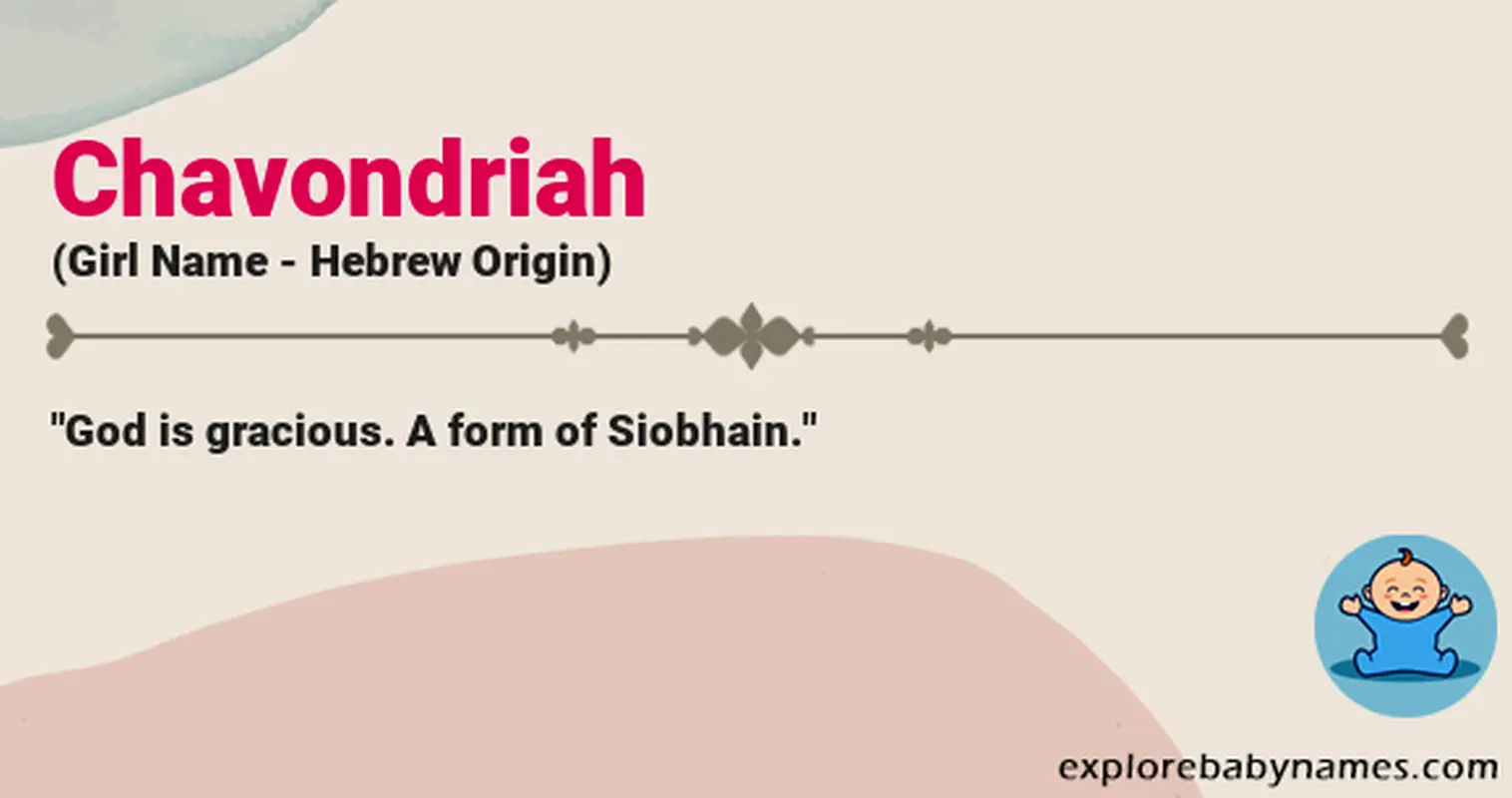Meaning of Chavondriah