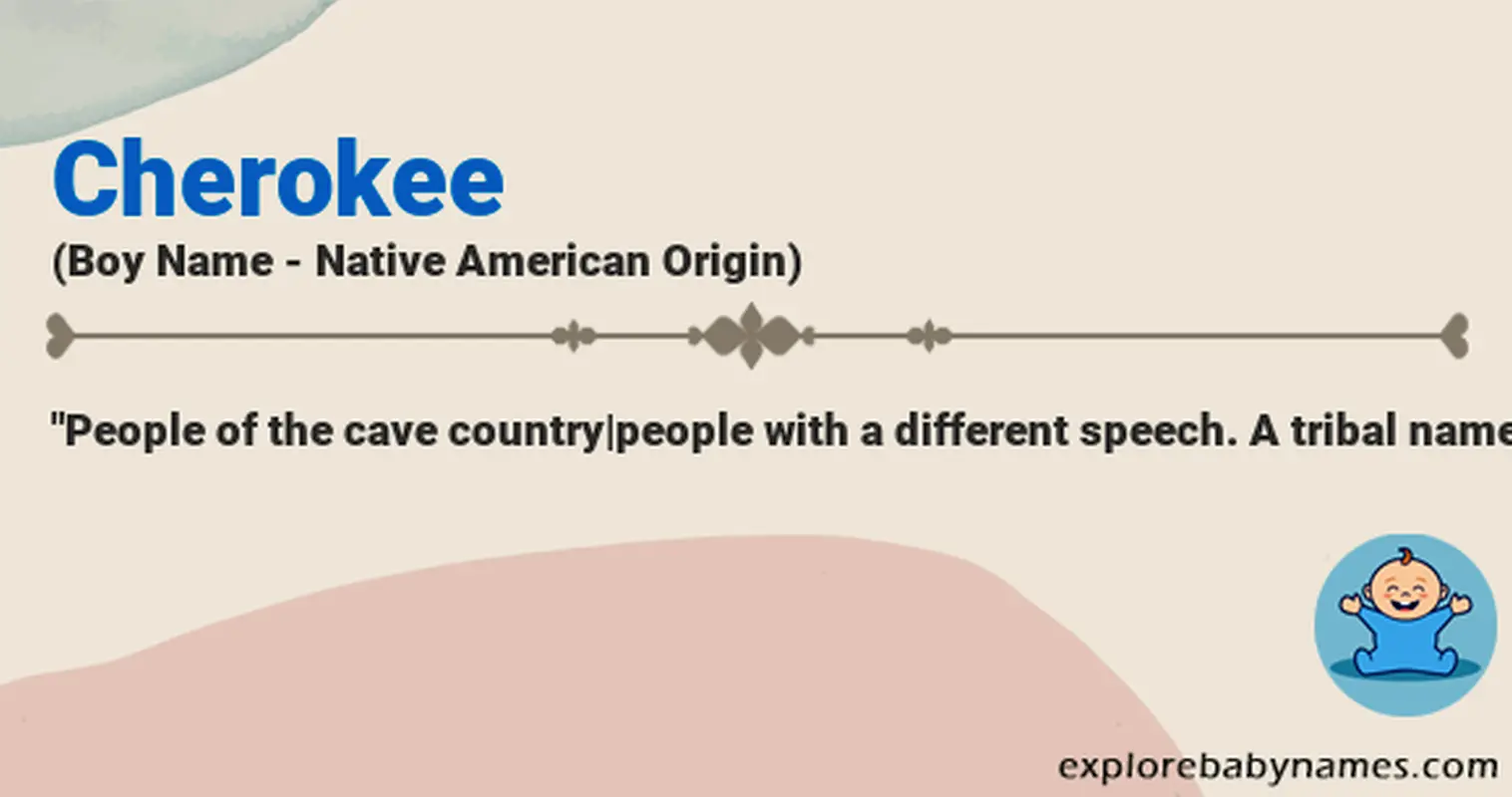 Meaning of Cherokee