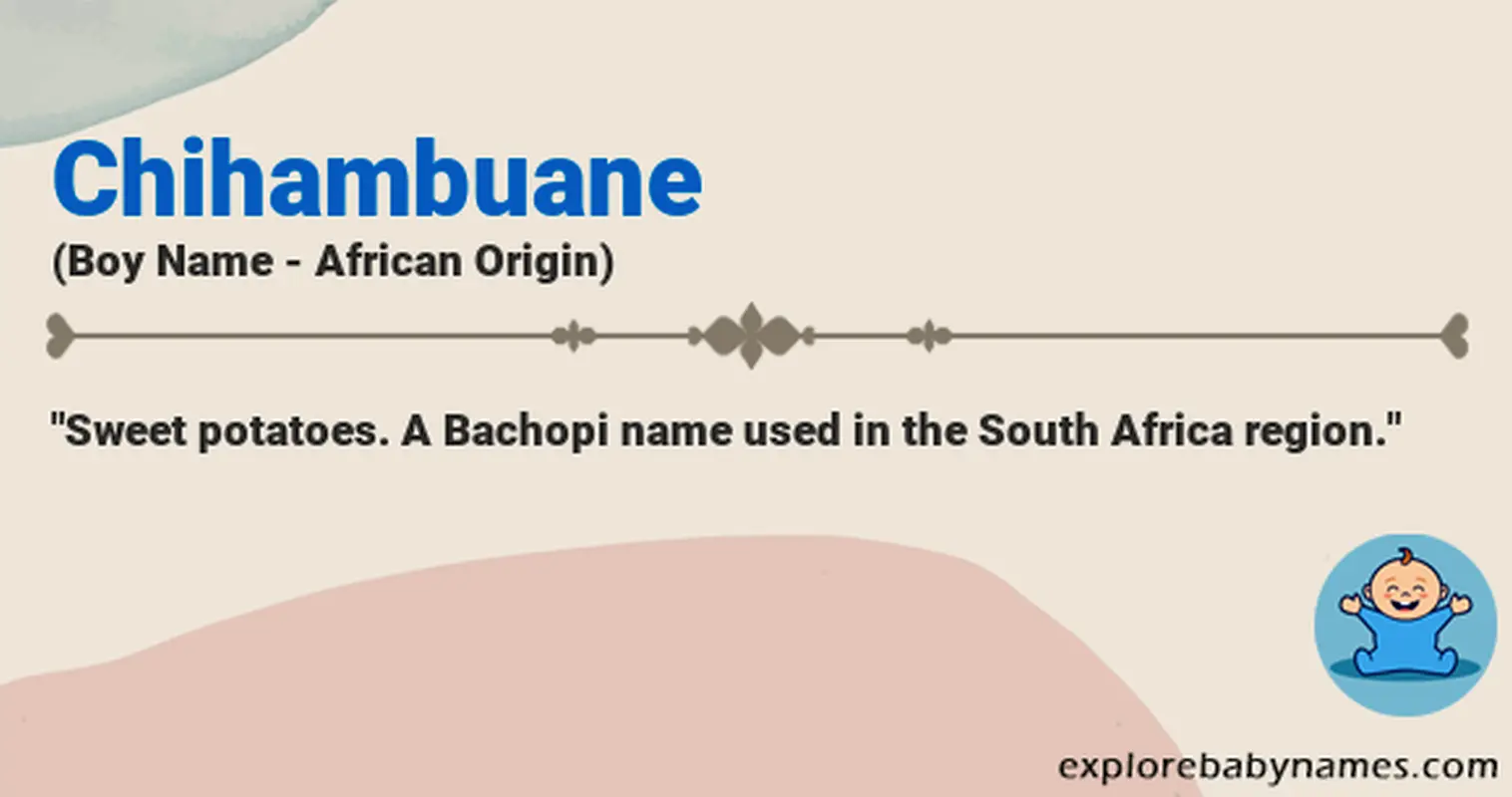 Meaning of Chihambuane