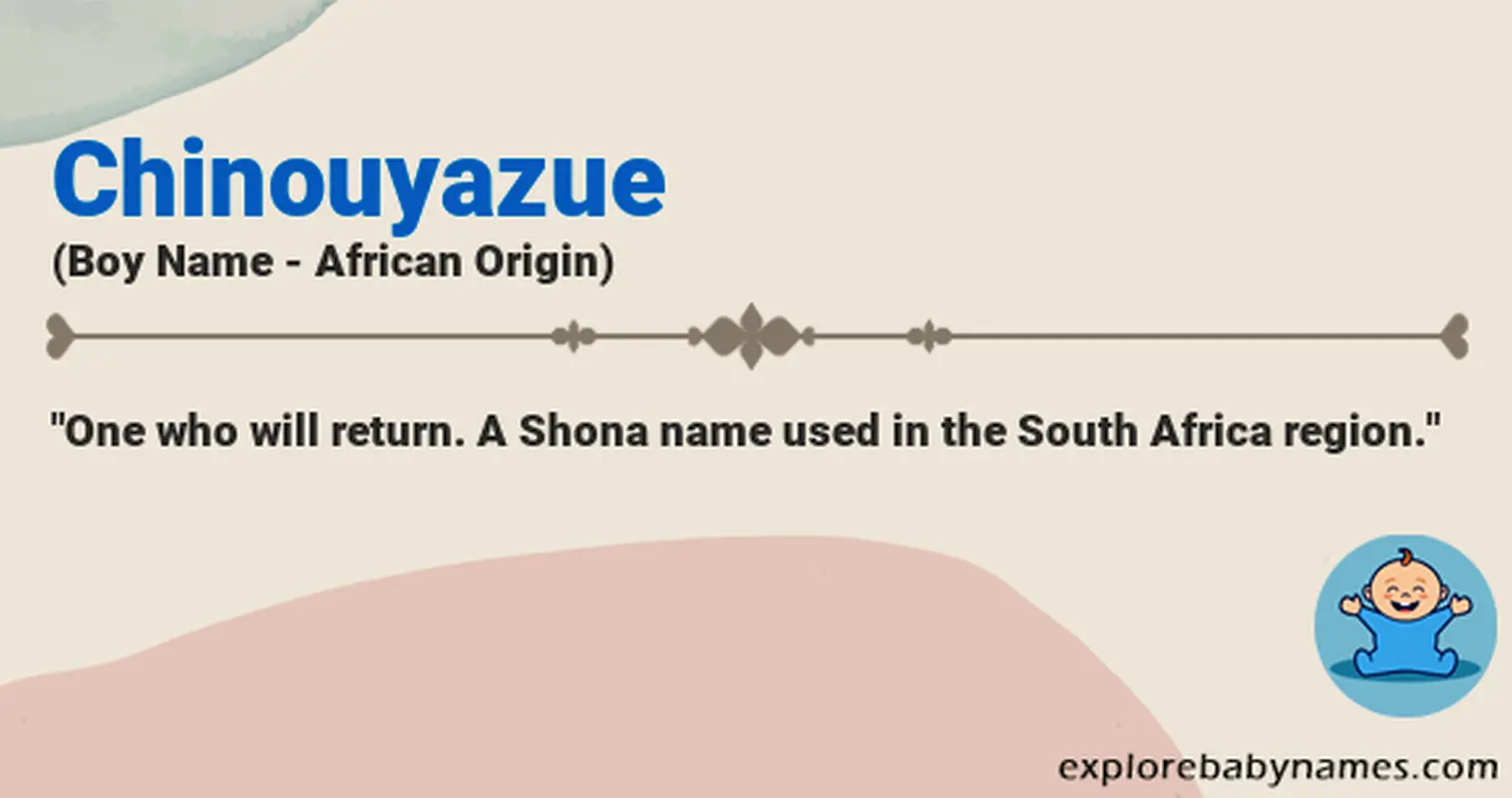 Meaning of Chinouyazue