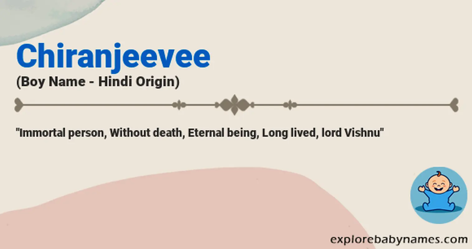 Meaning of Chiranjeevee