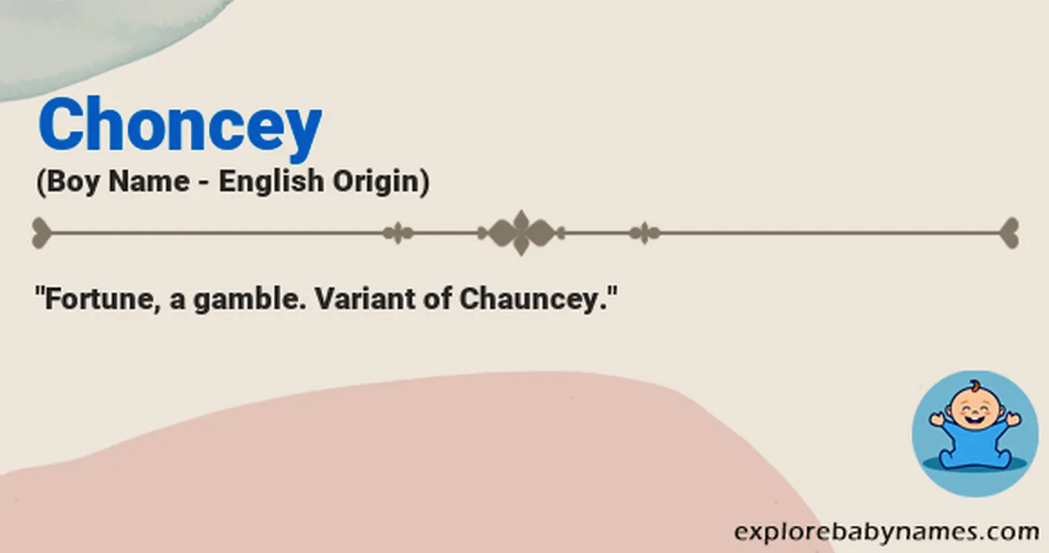 Meaning of Choncey