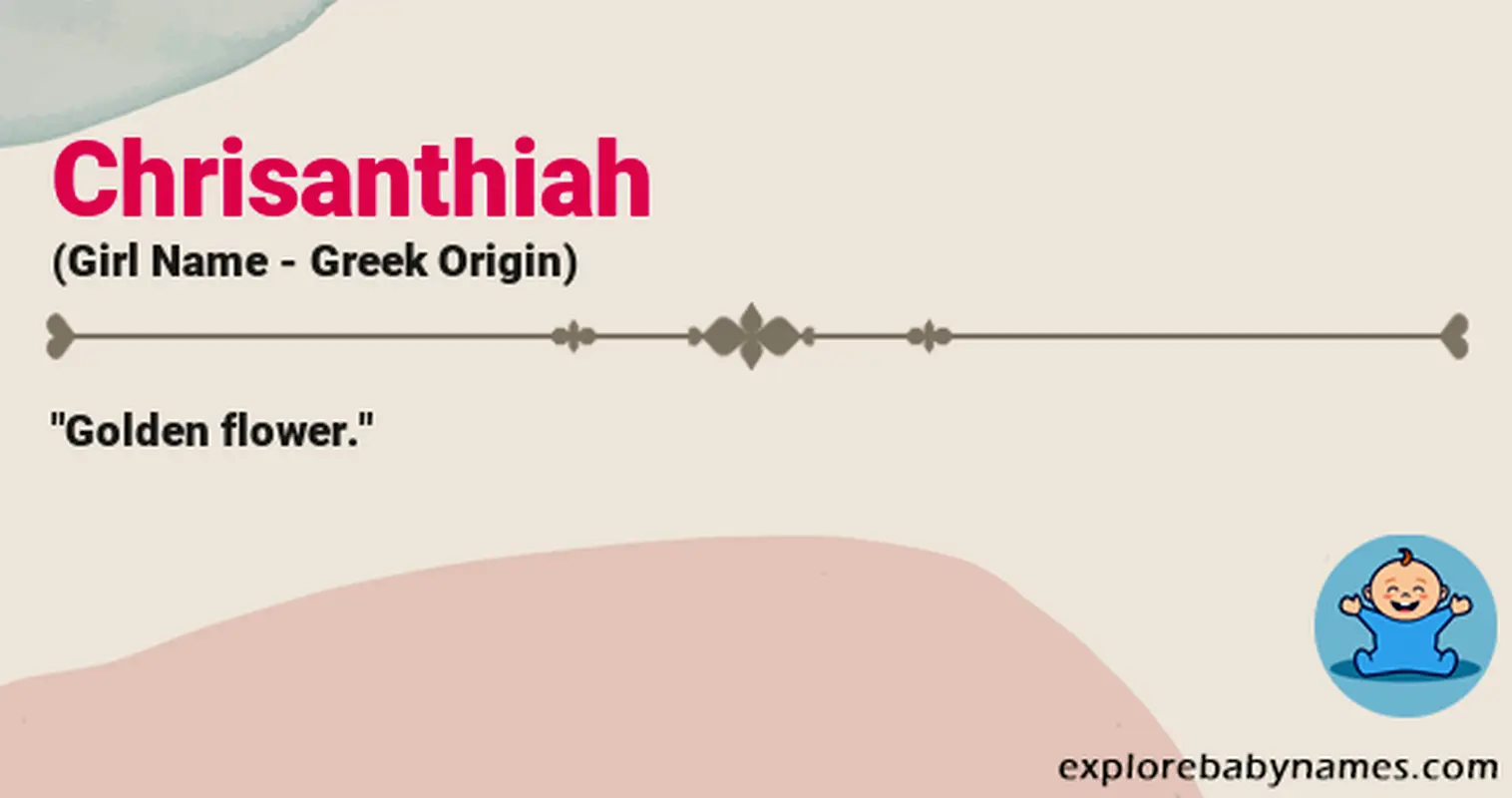 Meaning of Chrisanthiah