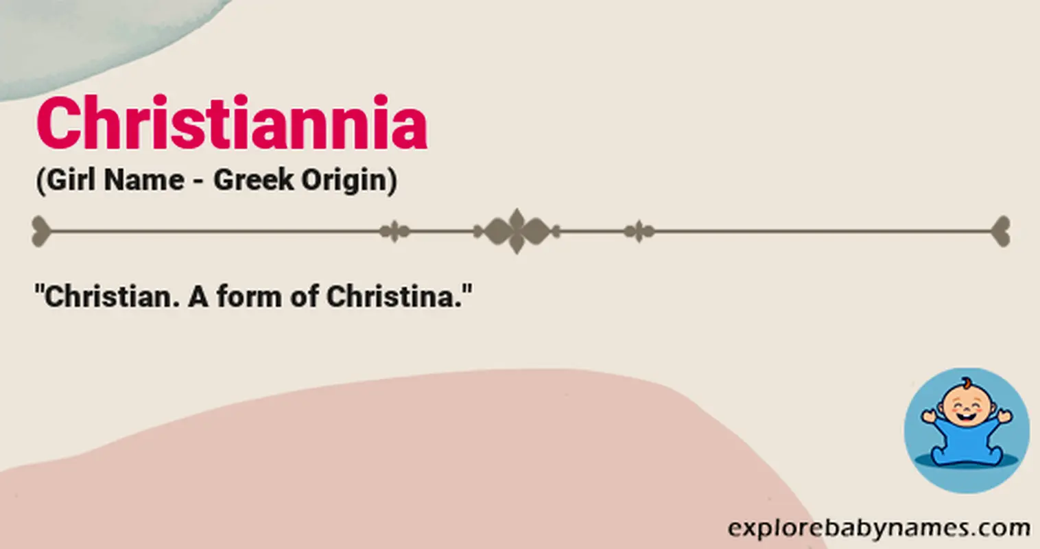 Meaning of Christiannia