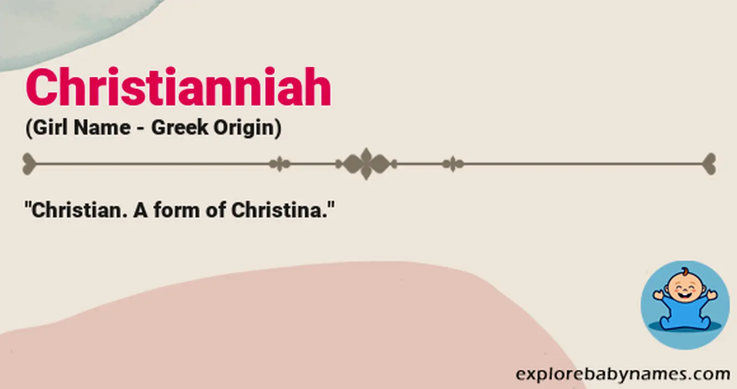 Meaning of Christianniah