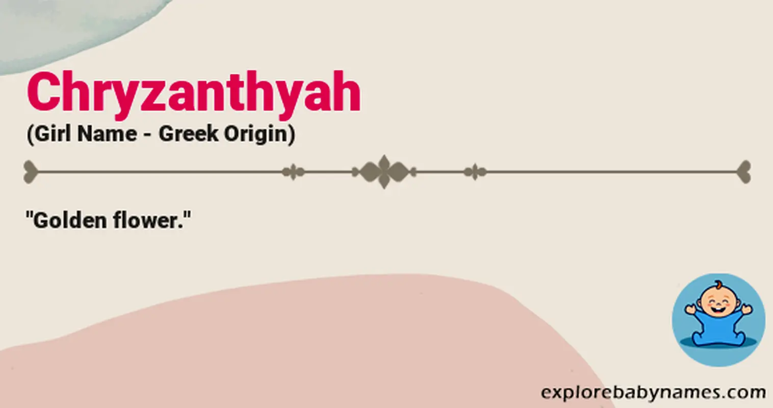 Meaning of Chryzanthyah