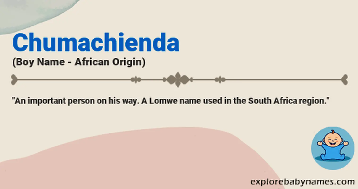 Meaning of Chumachienda