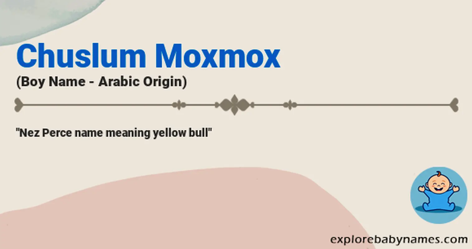 Meaning of Chuslum Moxmox