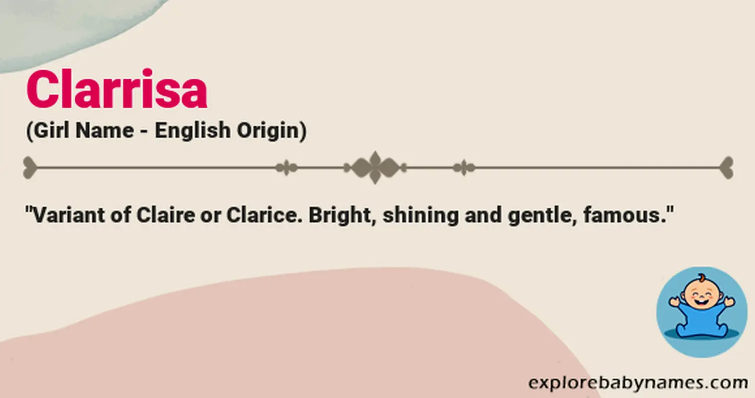 Meaning of Clarrisa