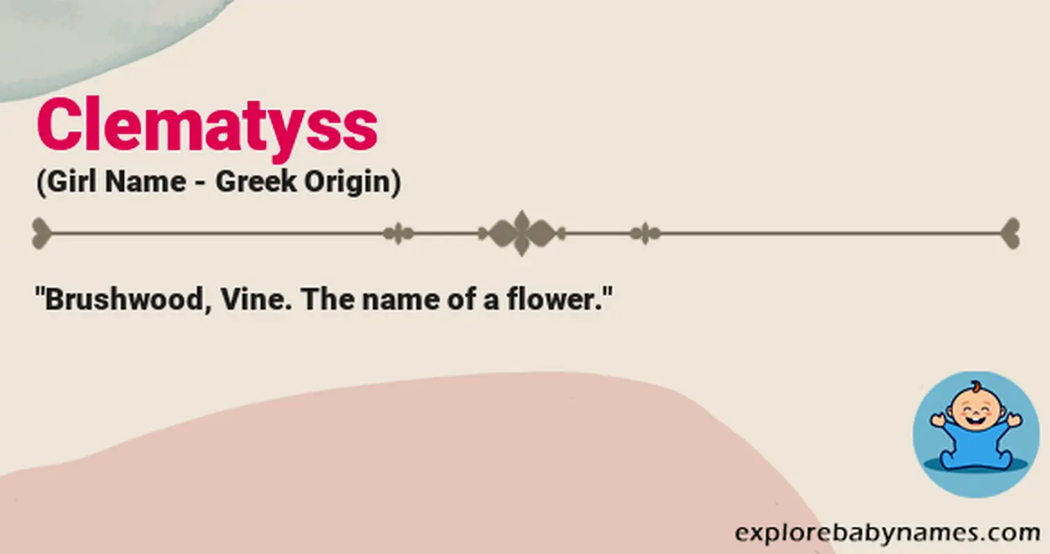 Meaning of Clematyss