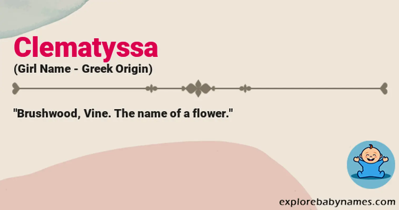 Meaning of Clematyssa