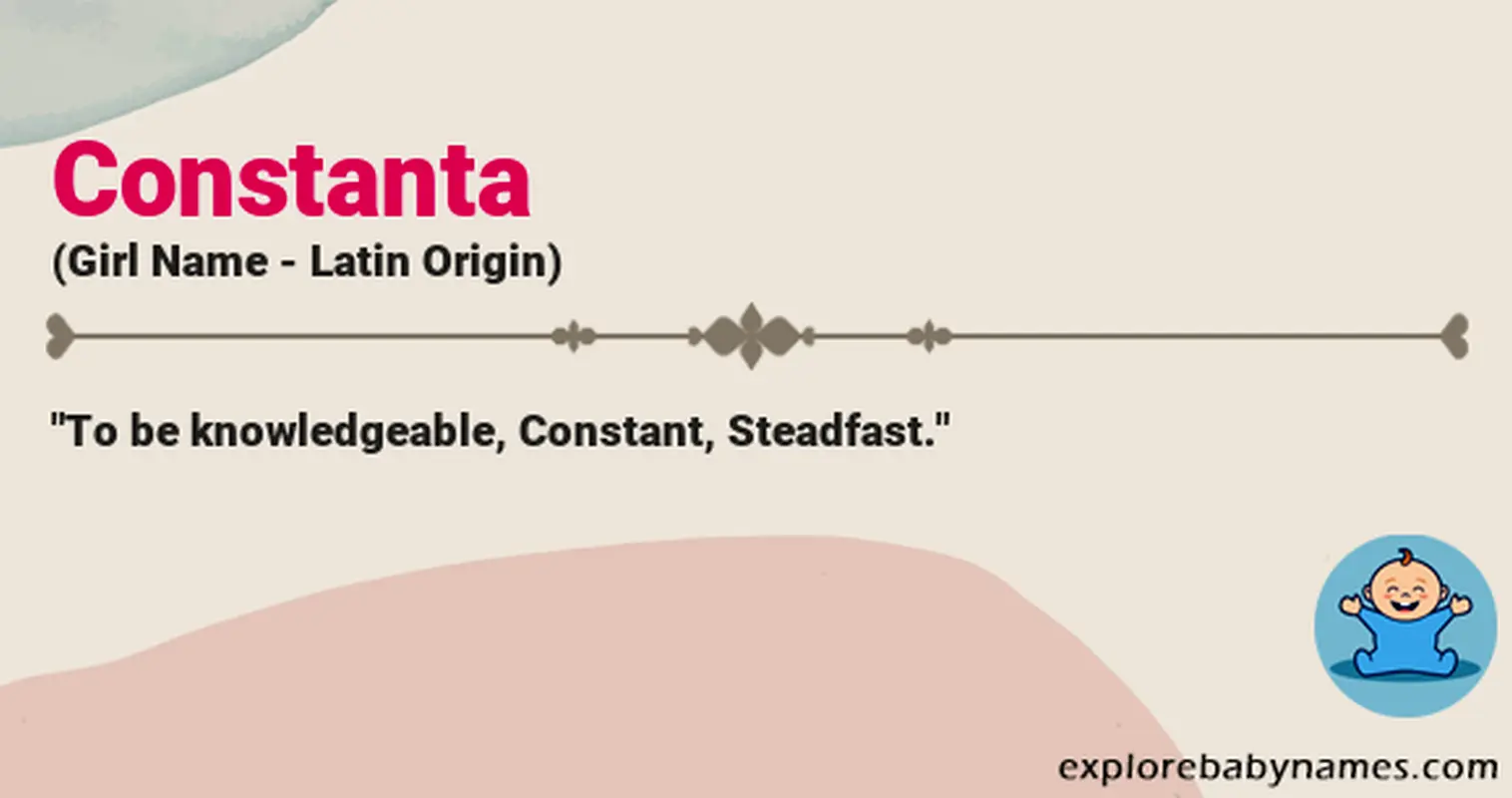 Meaning of Constanta