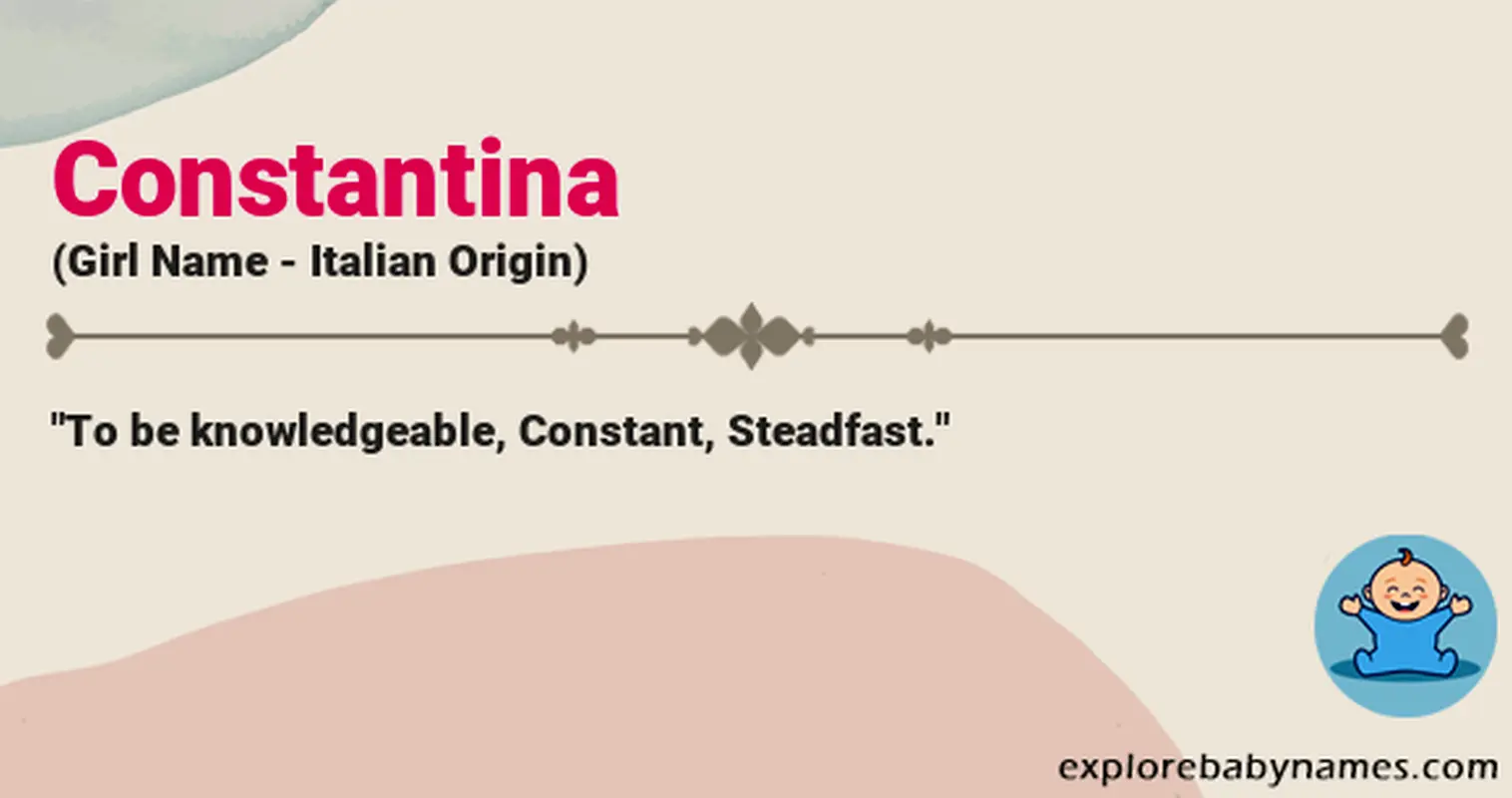 Meaning of Constantina