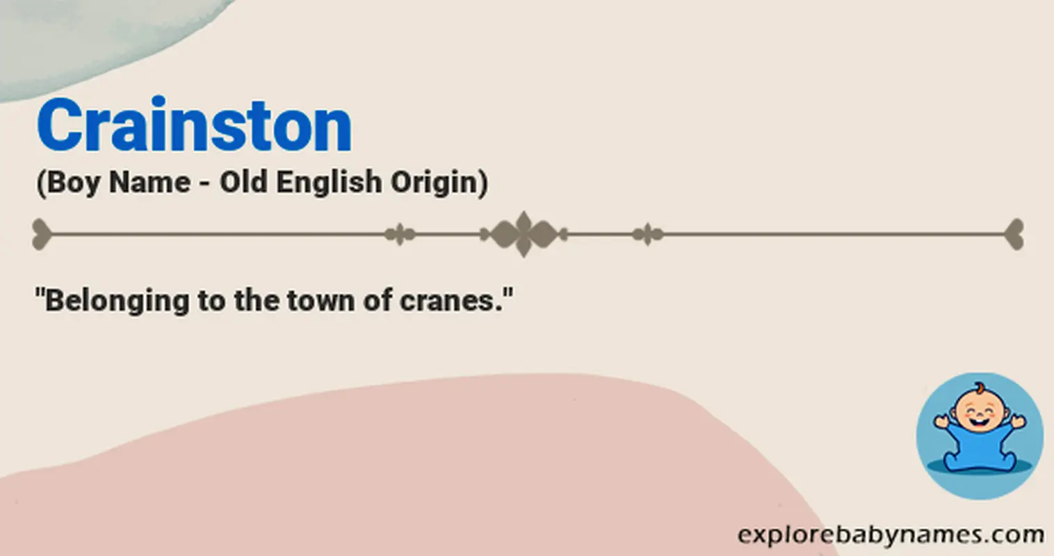 Meaning of Crainston