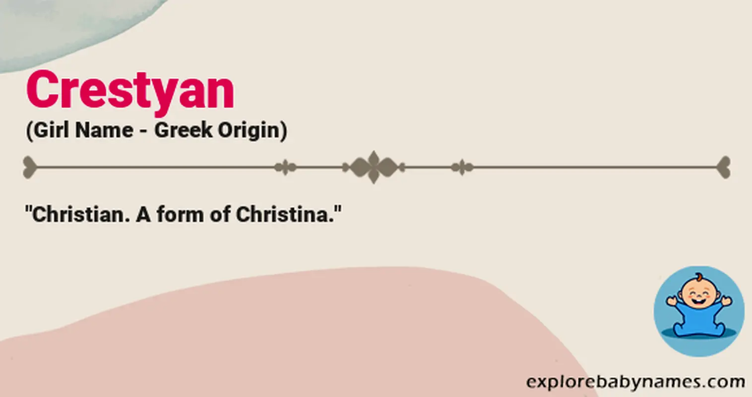 Meaning of Crestyan