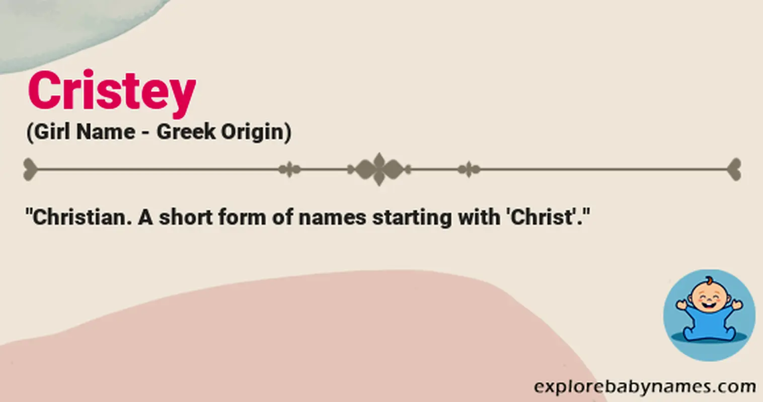 Meaning of Cristey