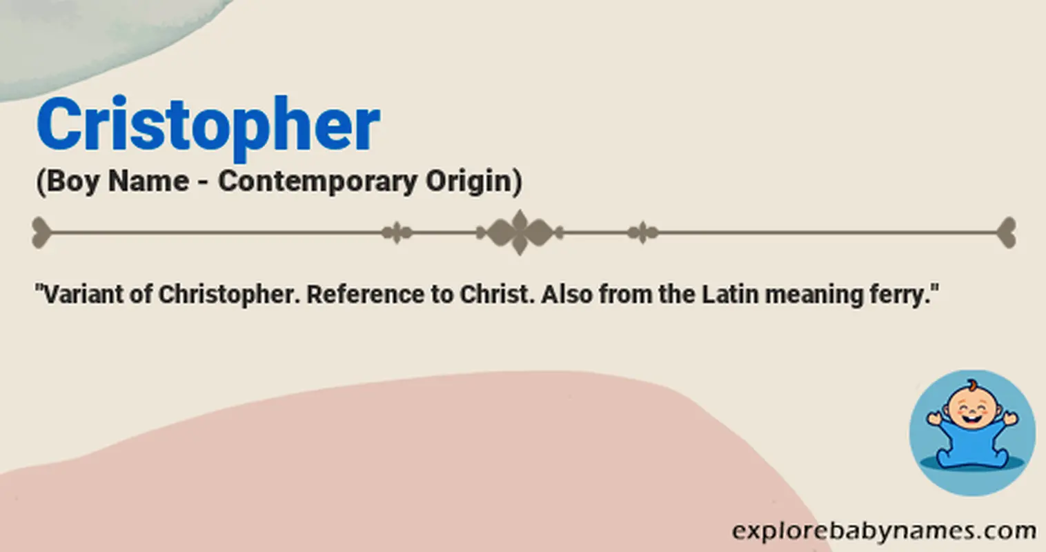Meaning of Cristopher