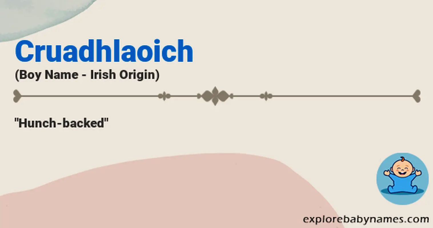 Meaning of Cruadhlaoich