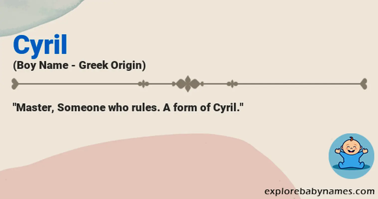 Meaning of Cyril