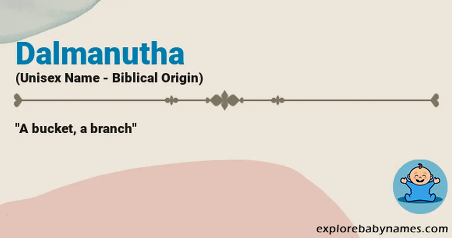 Meaning of Dalmanutha