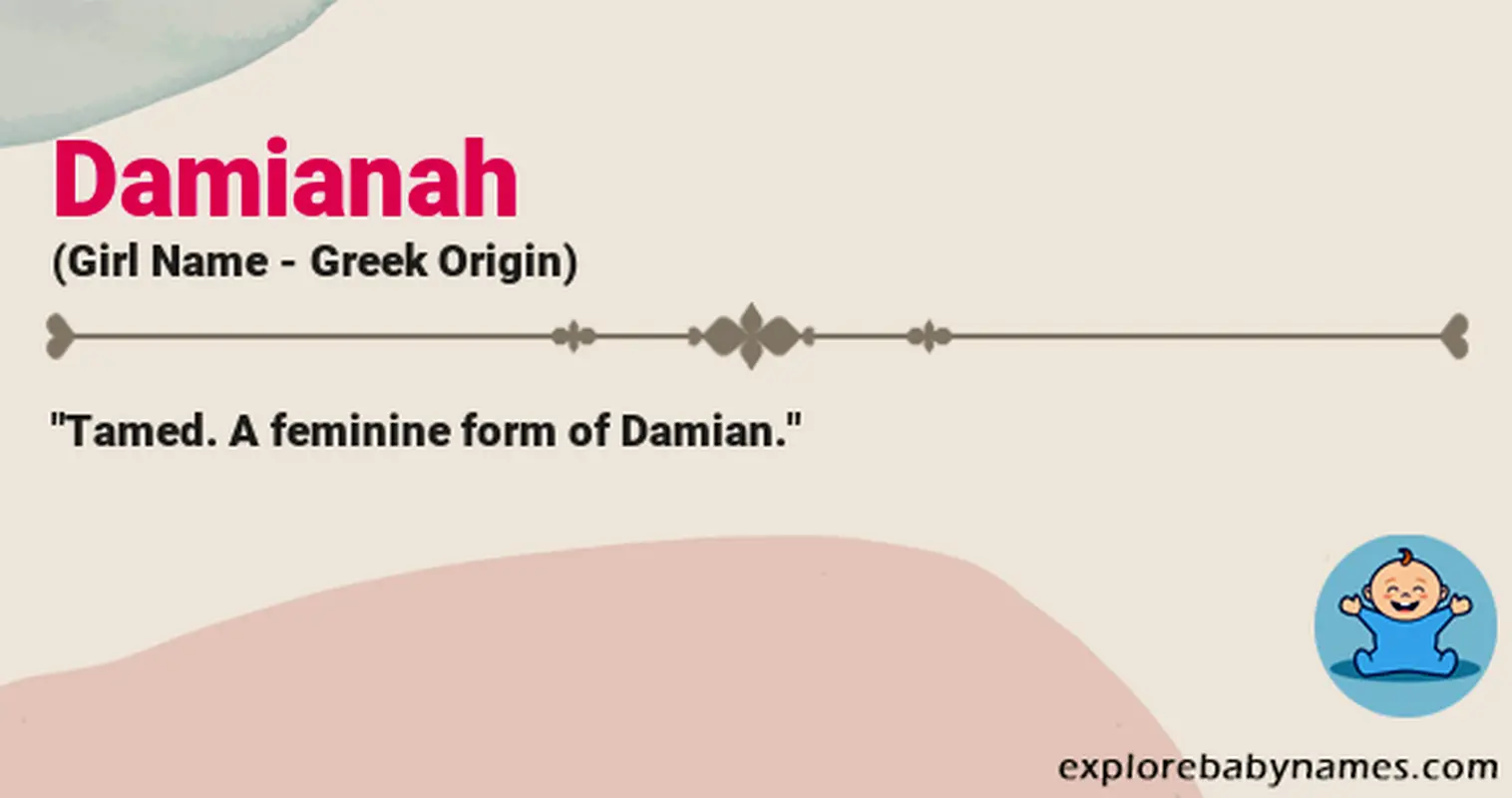 Meaning of Damianah