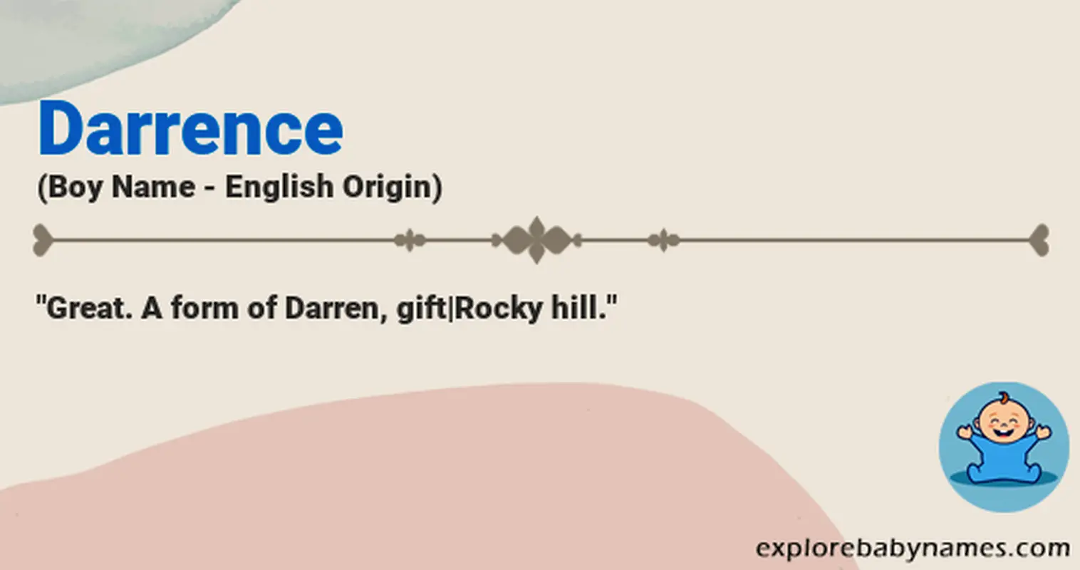 Meaning of Darrence