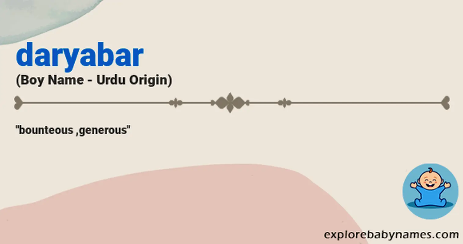 Meaning of Daryabar