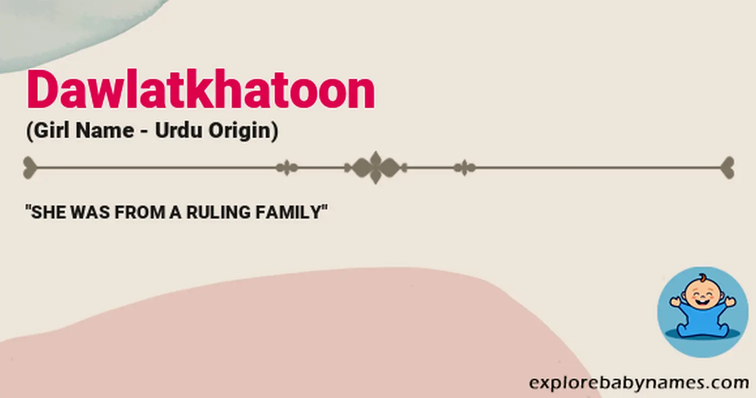Meaning of Dawlatkhatoon