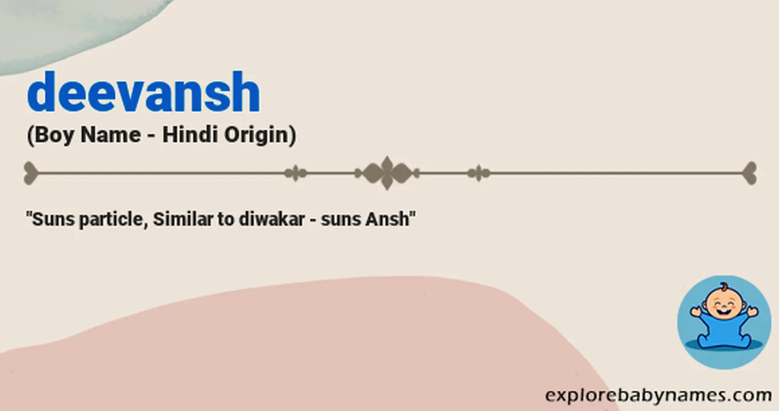 Meaning of Deevansh