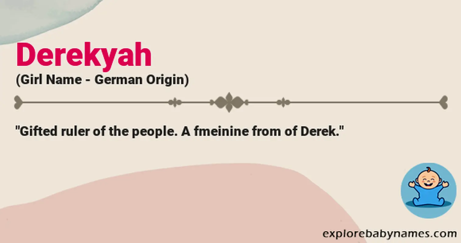 Meaning of Derekyah