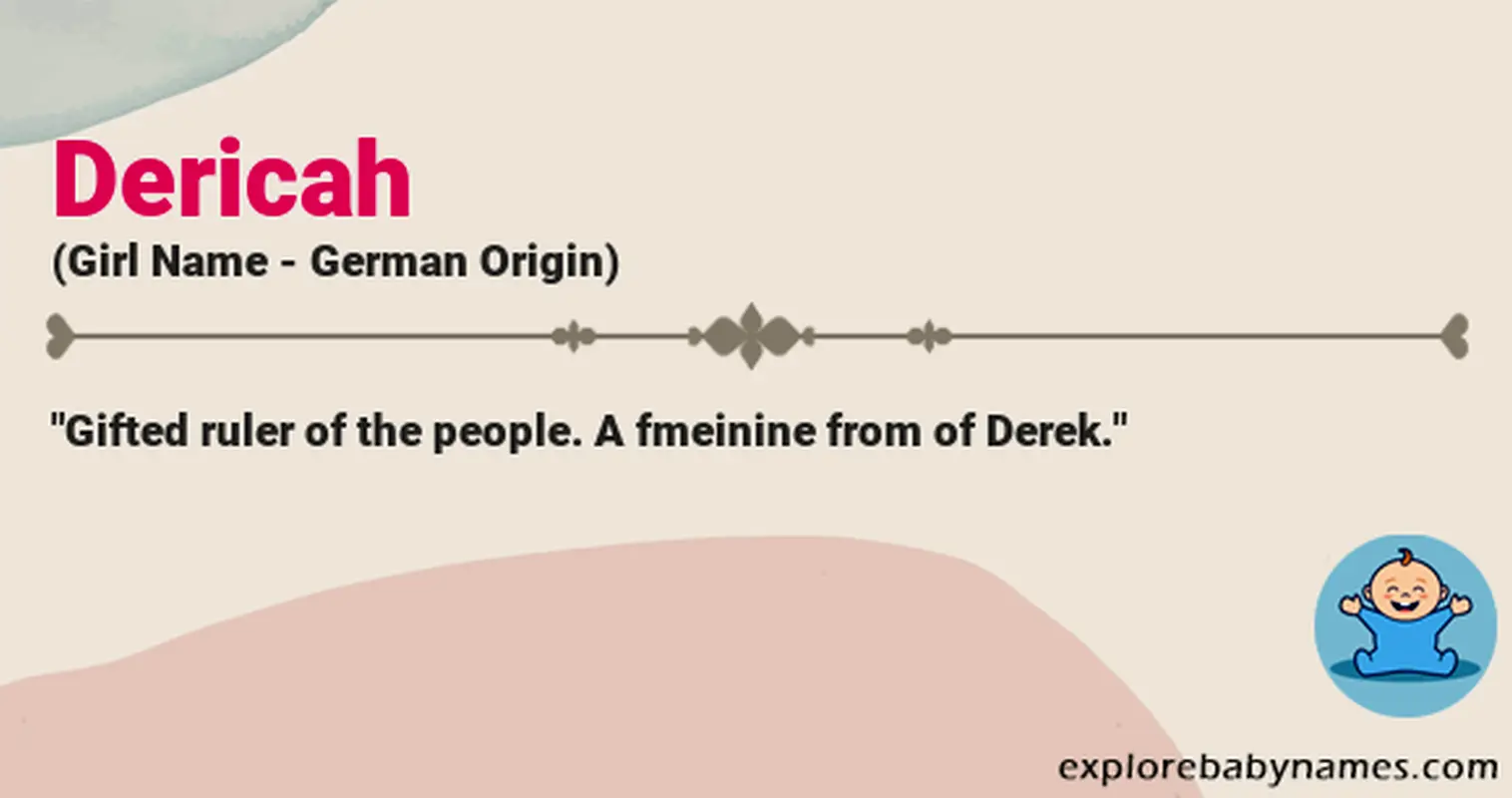 Meaning of Dericah