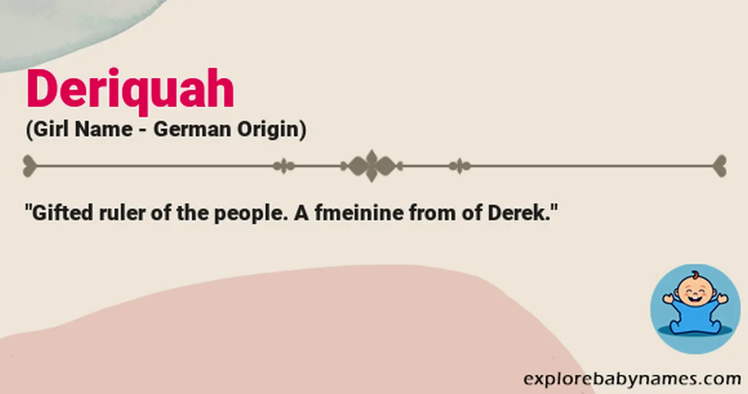 Meaning of Deriquah