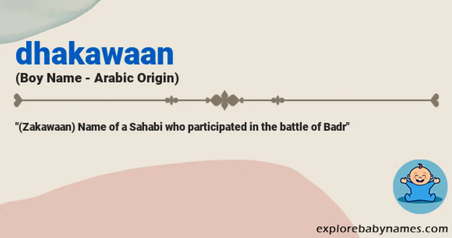 Meaning of Dhakawaan