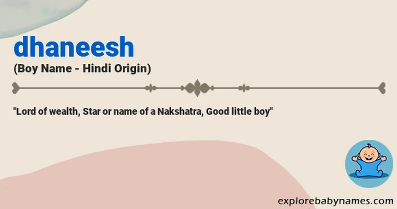 Meaning of Dhaneesh