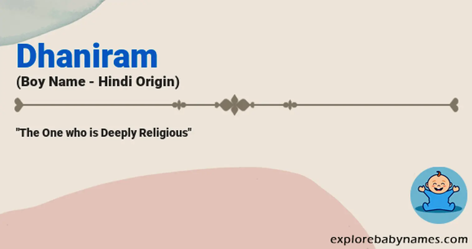 Meaning of Dhaniram