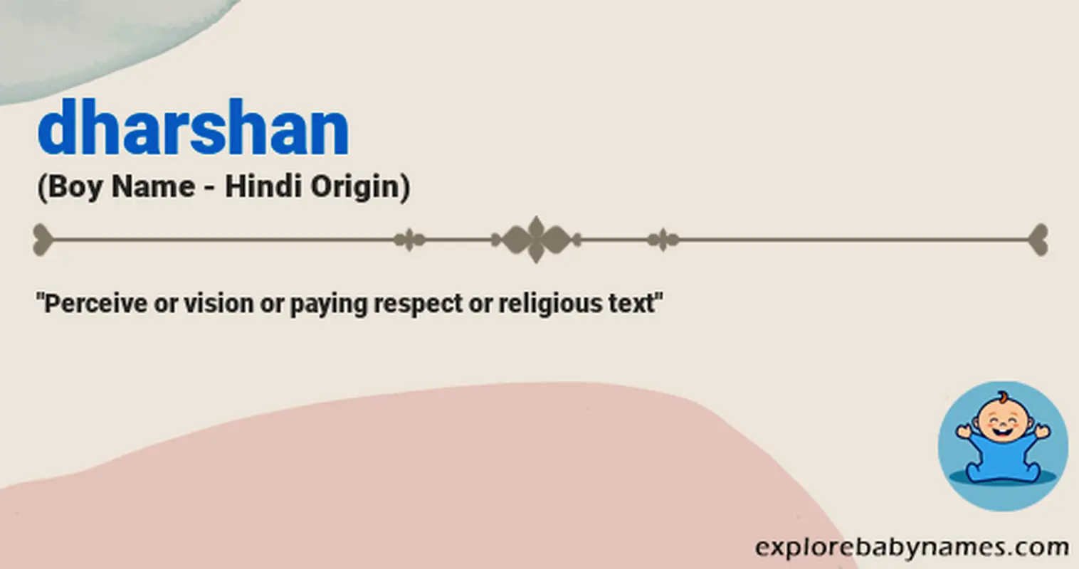 Meaning of Dharshan