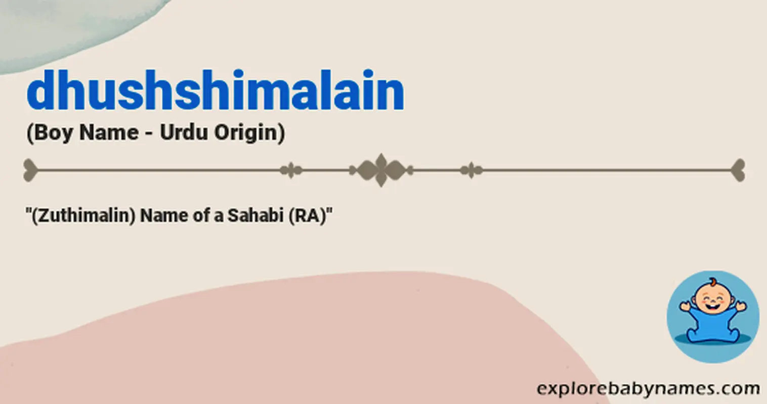 Meaning of Dhushshimalain