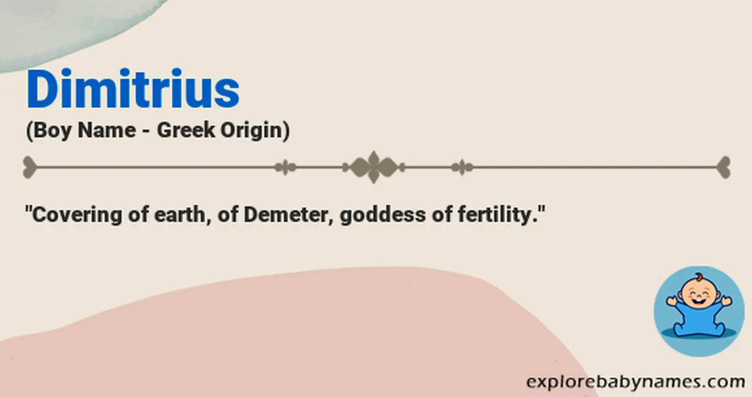 Meaning of Dimitrius