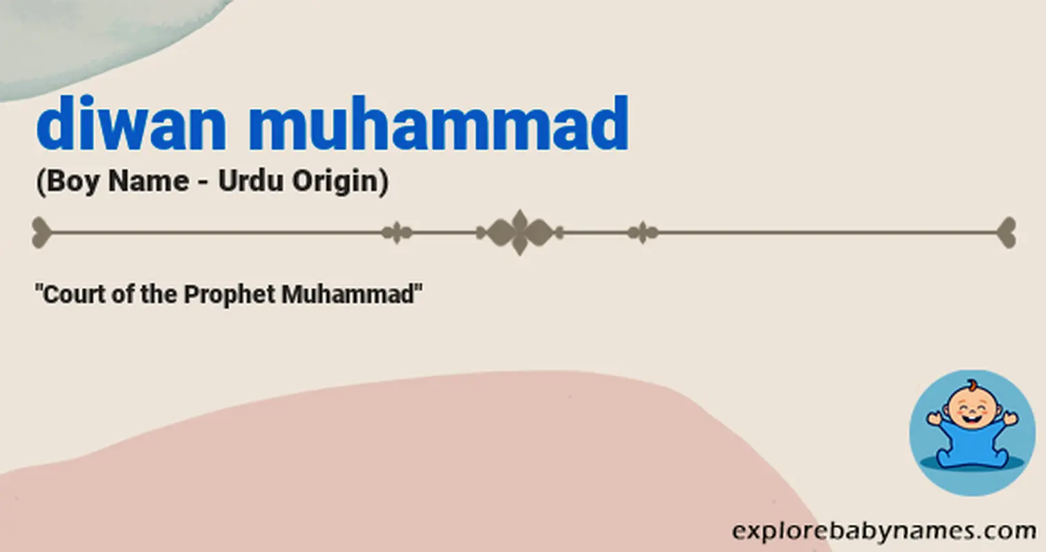 Meaning of Diwan muhammad