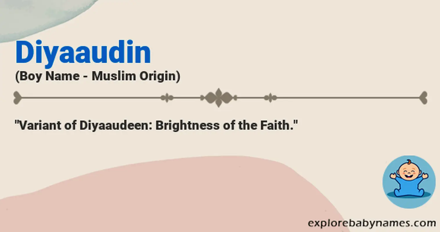 Meaning of Diyaaudin