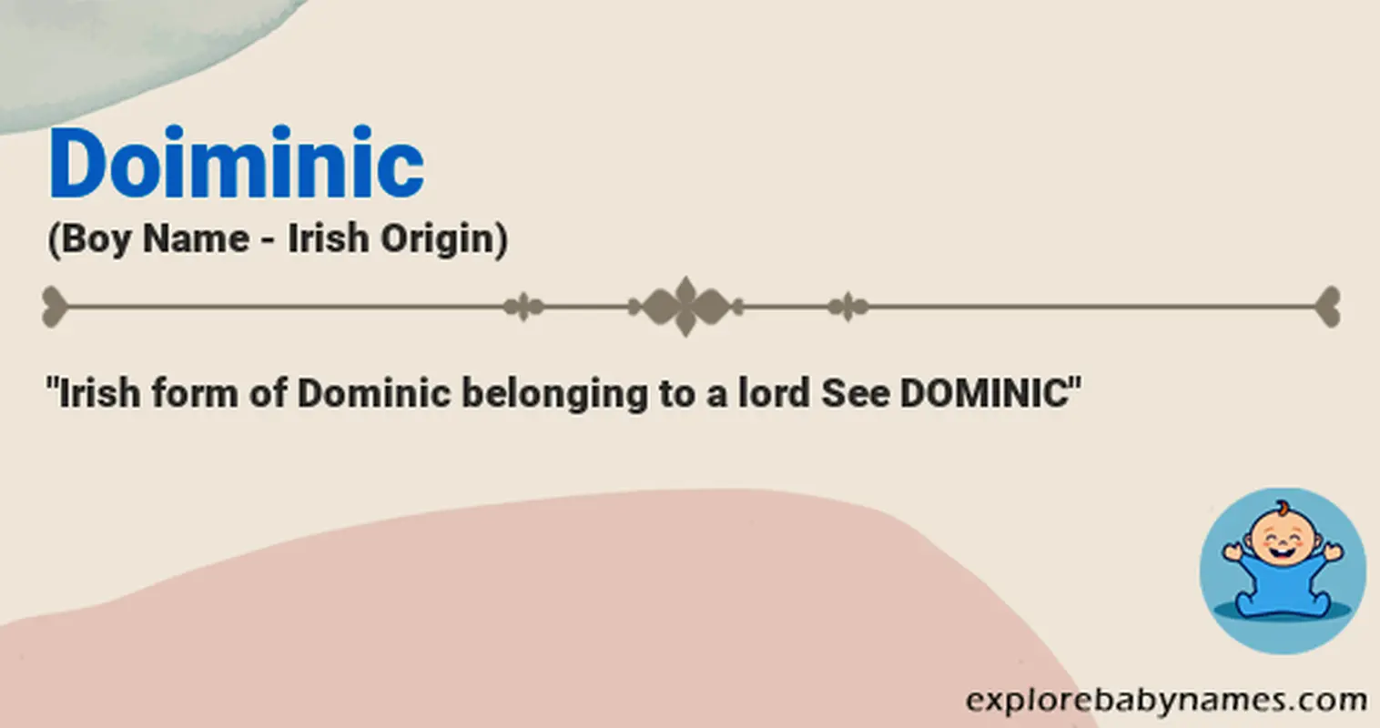Meaning of Doiminic