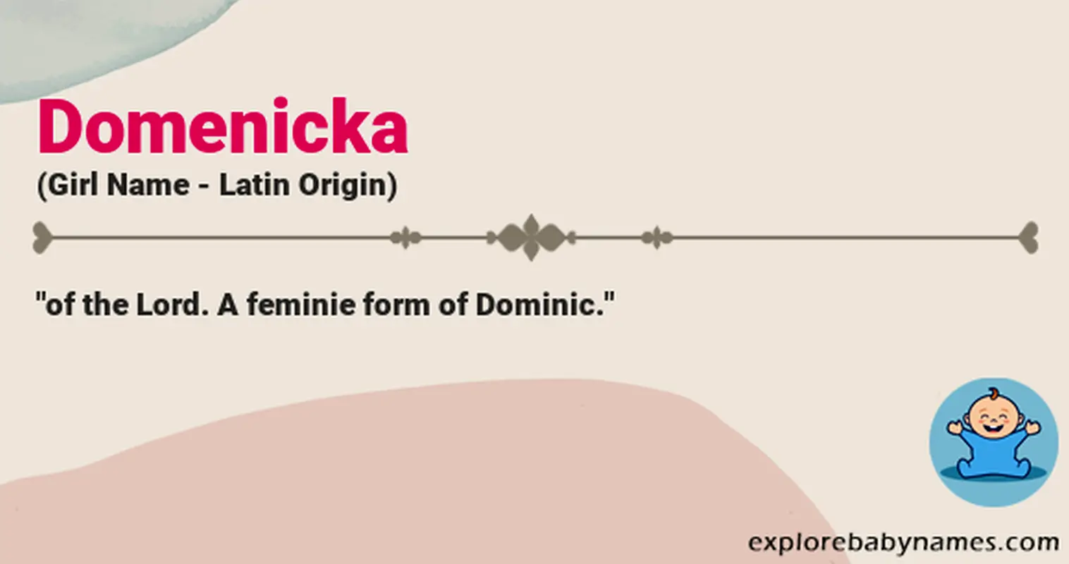 Meaning of Domenicka