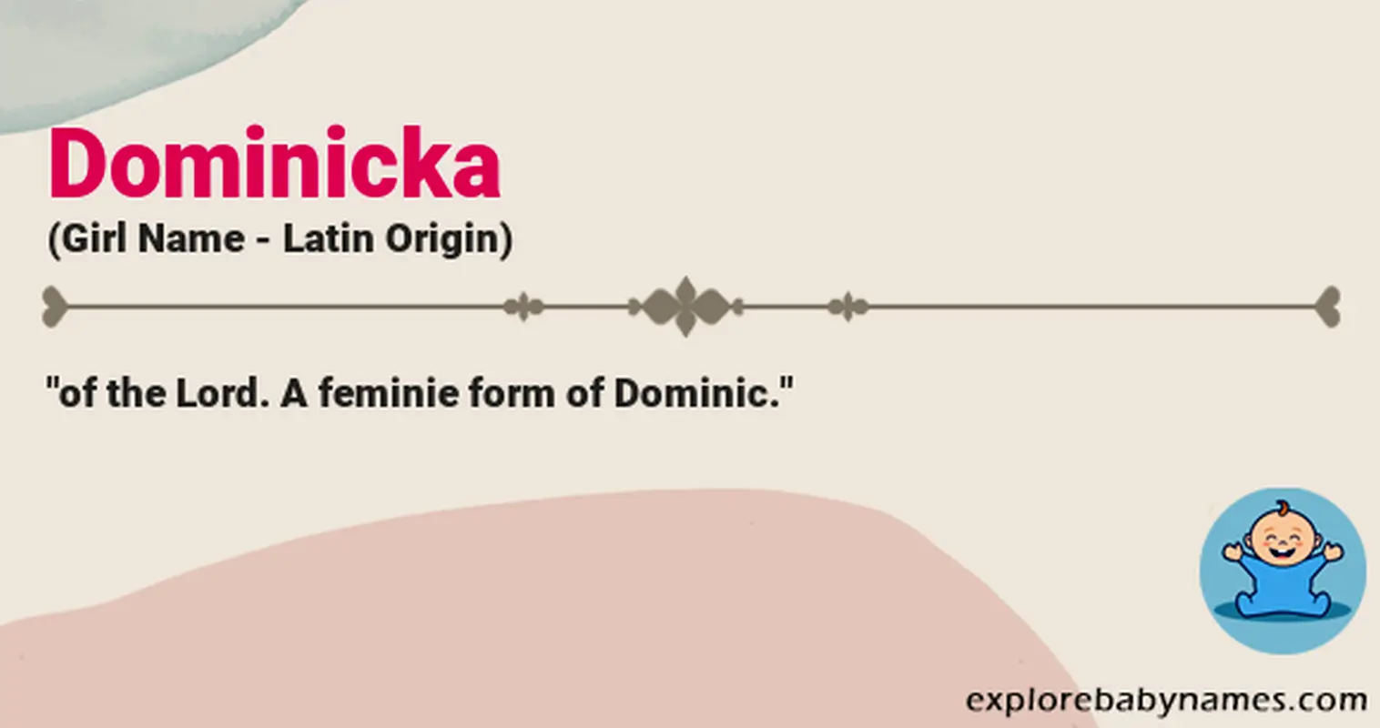 Meaning of Dominicka