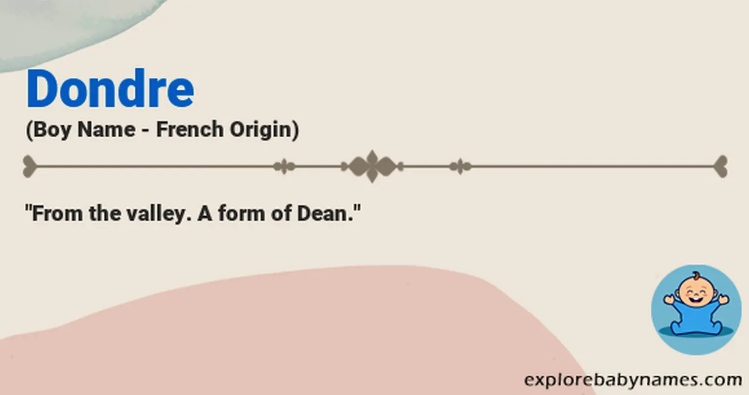 Meaning of Dondre