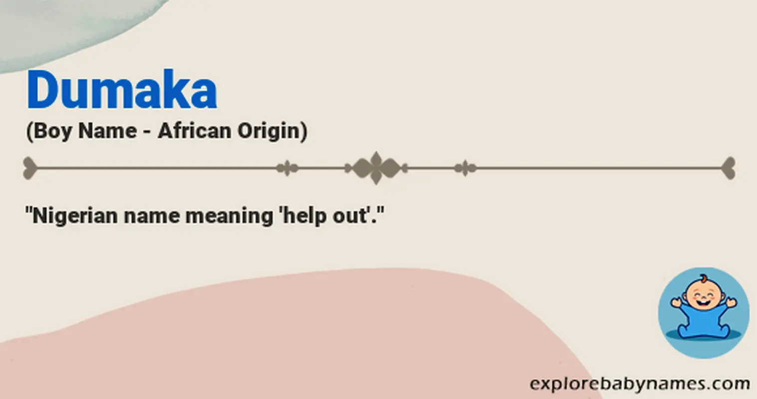 Meaning of Dumaka